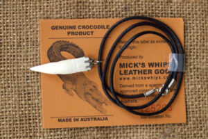 Mick's Whips, Crocodile Tooth Necklace