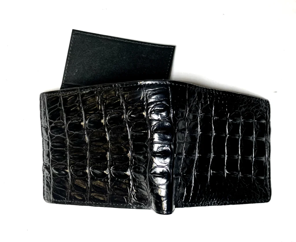 Croc leather Wallet