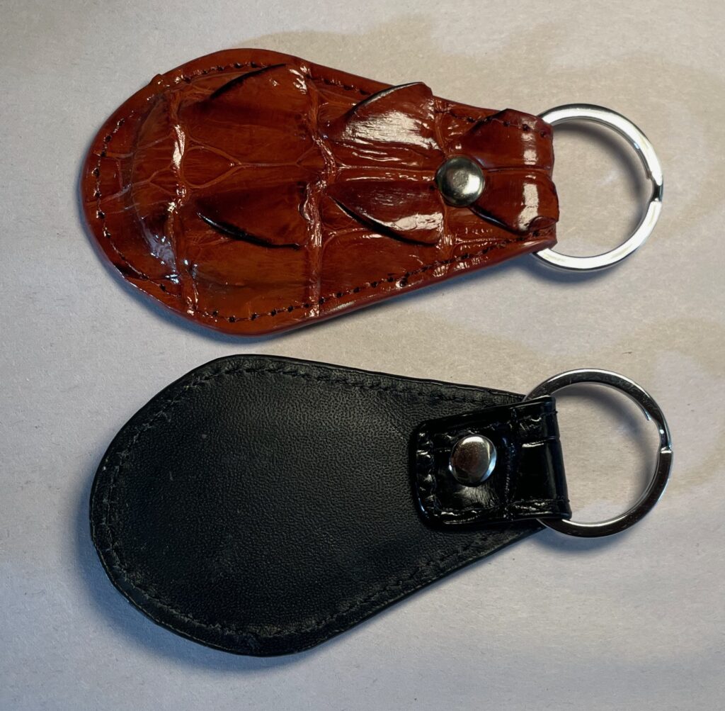 elegant croc key ring
