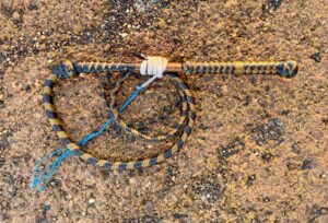 two colour 5 1/2 foot Stockwhip